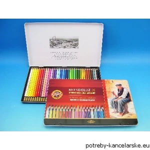 Színes ceruza 36 Koh-I-Noor 3725/36 Mondeluz fémdobozos iskolaszer- tanszer