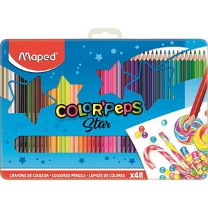 Színes ceruza 48 Maped Color'Peps háromszögletű 48színű Írószerek MAPED 832058