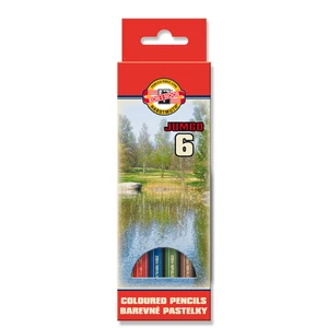 Színes ceruza 6 Koh-I-Noor 3371/6 Jumbo hatszögletű iskolaszer- tanszer