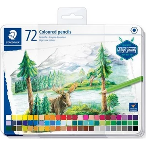 Színes ceruza 72 Staedtler hatszögletű, fémdobozos Design Journey Színes ceruzák