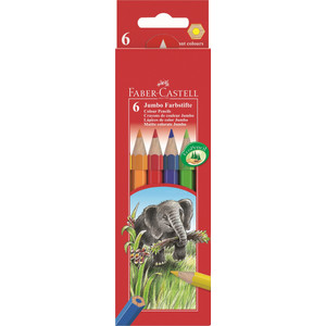 Faber-Castell színes ceruza 6db Jumbo 110 906 111 206