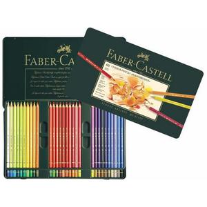 Faber-Castell művészceruza 60db AG-PolyChromos fémdoboz Art