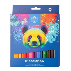 Színes ceruza Koh-I-Noor 36 3145 háromszögletű, medve, vastag színesceruza