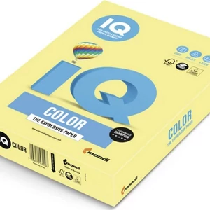 Színes másolópapír A4 IQ 80g, 500 ív/csomag pasztell sárga