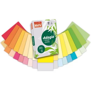 Színes másolópapír Rey Adagio A4, 80 g neon banán, színes LIPAD48NB