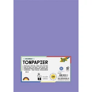 Színes papír A4 130 g 100 lap FOLIA ibolyakék