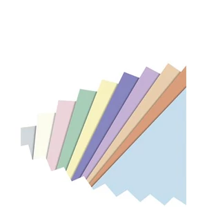 Színes papír A4 130g 10x10 lap FOLIA „Pastel” vegyes színek