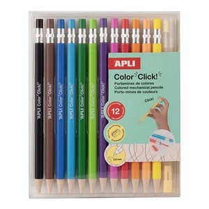 Színes töltőceruza készlet APLI "Color Click" 12 különböző szín 0