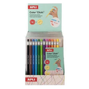 Színes töltőceruza készlet APLI "Color Click" 12 szín 0