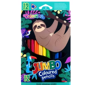 színes ceruza lajhár háromszögletű JUMBO Wildkid 12szín
