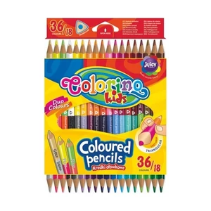 Színesceruzakészlet Colorino K kétvégű 18/36-os