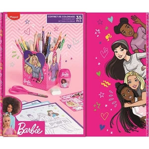Színező készlet 35 Maped ajándékdoboz, Barbie IMAB981865