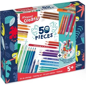 Színezőkészlet Maped írószertartóval, 50 darabos IMAC907036