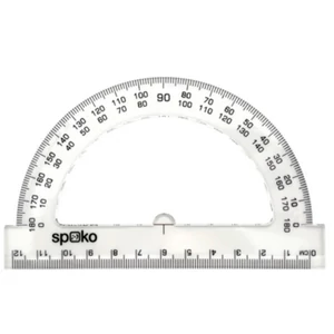 Szögmérő Spoko 12 cm 180 ° átlátszó