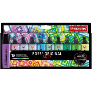 Szövegkiemelő 10 Stabilo 2-5mm, BOSS original Arty, hideg szín TST7010220