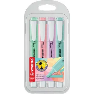 Szövegkiemelő 4 Stabilo 1-4mm, Swing cool Pastel TST2754082