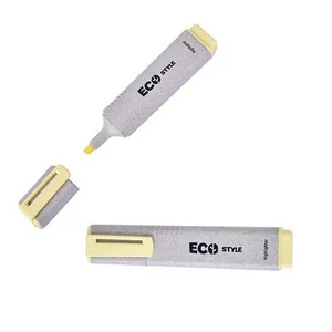 Szövegkiemelő Flexoffice 1-4 mm, HL05 Eco Style, sárga