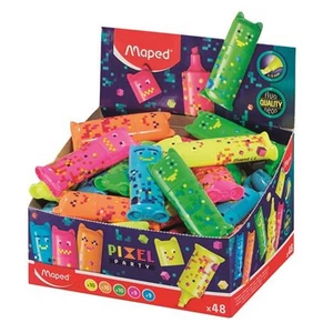 Szövegkiemelő készlet Maped 1-5mm, Pixel Party Mini 5 különböző szín