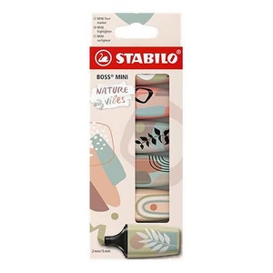Szövegkiemelő készlet Stabilo 1-4 mm, Boss Mini Nature vibes, 6 különböző szín