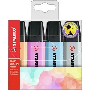 Szövegkiemelő készlet Stabilo BOSS original Pastel 2-5mm Írószerek STABILO