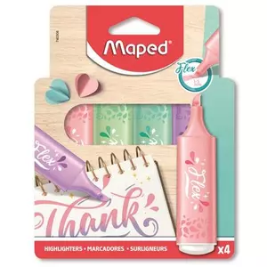 Szövegkiemelő Maped 1-5 Mm, Fluo Peps Flex Pastel, Pasztell 