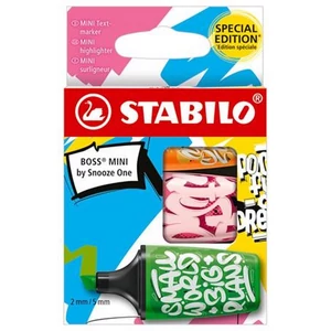 Szövegkiemelő Stabilo 2-5mm, Boss Mini Snooze One 3 különböző szín