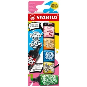 Szövegkiemelő Stabilo 2-5mm, Boss Mini Snooze One 6 különböző szín