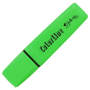 Szövegkiemelő Victoria 1-5 mm, ColorLine, zöld 