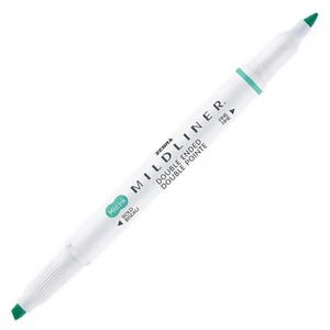 Szövegkiemelő Zebra 1,0/3,5 mm, kétvégű, Mildliner Fluorescent, türkiz