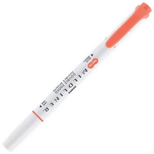 Szövegkiemelő Zebra 1,0/3,5 mm, kétvégű, Mildliner Warm cinóber