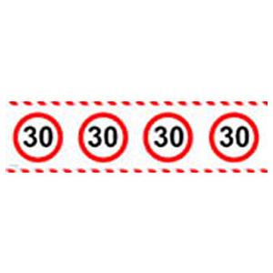 Party szalag szülinapi sebességkorlátozó 30-as 