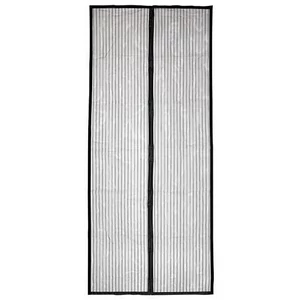 Szúnyogháló mágneses ajtóra 90x210cm HOME fekete