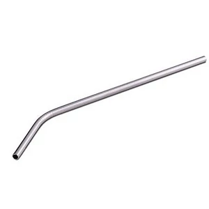 Szívószál egyenes fém 6db-os 24cm 