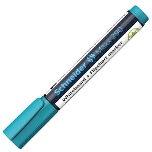 Tábla-és flipchart marker 2-3mm, kúpos, SCHNEIDER Maxx 290 türkizkék