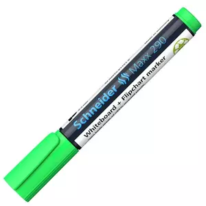 Tábla-és flipchart marker 2-3 mm, kúpos, SCHNEIDER Maxx 290 világoszöld