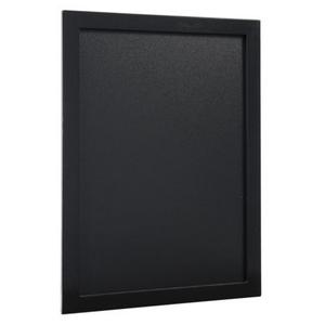 Krétástábla 30x40cm Securit lakkozott fekete fakeretes+krétamarker WBW-BL-30-40