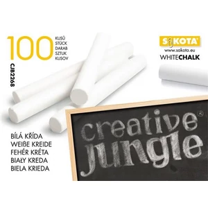 Táblakréta 100 fehér CreativeJungle 100db/doboz Írószerek