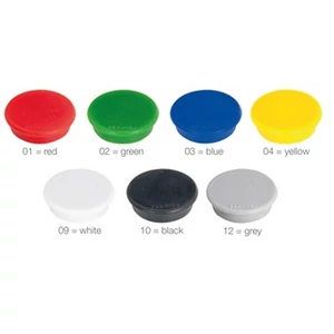 Táblamágnes 24mm Franken 10db/csomag, sárga