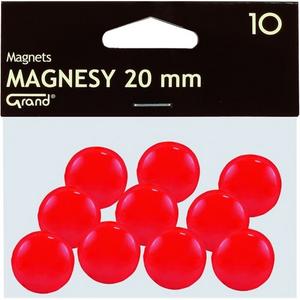 Táblamágnes Grand 20mm piros 10db/csomag - 130-1688