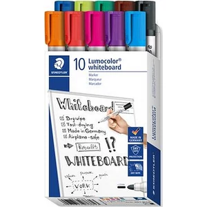 Táblamarker 10 Staedtler 2mm, kúpos Lumocolor 351 TS351B9