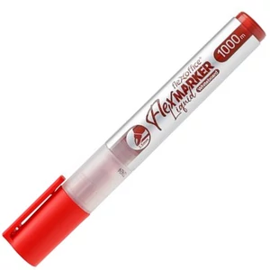 Táblamarker Flexoffice 2,5 mm, kúpos, WB016, piros