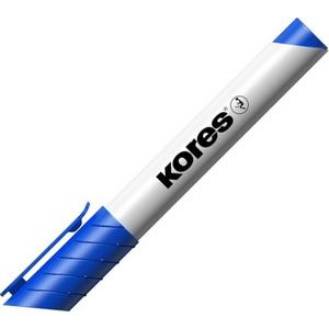 Tábla- flipchart marker Kores K-Marker 1-3mm kerek hegyű kék Írószerek KORES 20833