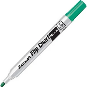Táblafilc Luxor zöld Flipchart 5154 1-3mm filctoll, marker