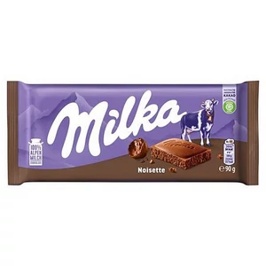 Táblás csokoládé 90 g MILKA Noisette