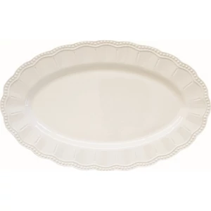 Tál porcelán 36x23cm, Elite white Porcelántál