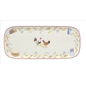 Tál porcelán 40x17,5cm, Country Life Porcelántál