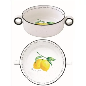 Tál Porcelán füllel 16cm, Amalfi Porcelántál
