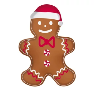 Tál Porcelán karácsonyi 17x25cm, Gingerbread dobozban