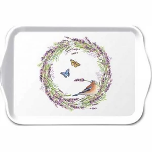 Tálca Ambiante kicsi Chaffinch white műanyag kistálca 13x21cm
