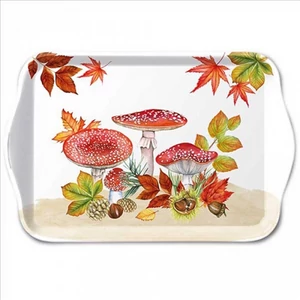 Tálca Ambiante kicsi Fly agaric group műanyag kistálca 13x21cm